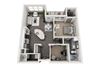 1 Bedroom E 1 Bath Floor Plan 1 Bedroom E 1 Bath Floor Plan at Vintage at the Avenue, Murfreesboro